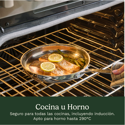Set de Ollas de Acero Inoxidable de 11 piezas Chef ́s Classic