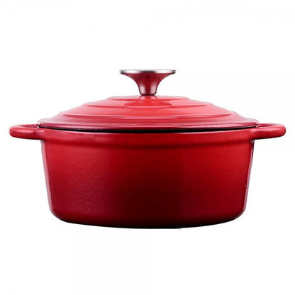 OLLA HIERRO FUNDIDO REDONDA ROUGE BORDEAUX 3LTS