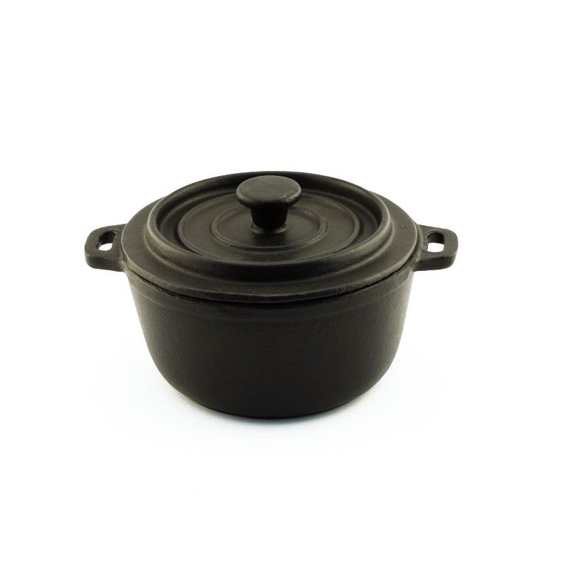 OLLA HIERRO FUNDIDO Ø13CM NEGRO