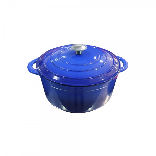 OLLA HIERRO FUNDIDO REDONDA BLEU MARSEILLE 3.5LTS