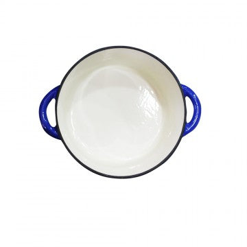 OLLA HIERRO FUNDIDO REDONDA BLEU MARSEILLE 3.5LTS